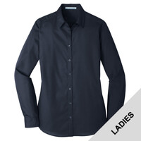 LW100 - Ladies Long Sleeve Poplin Shirt