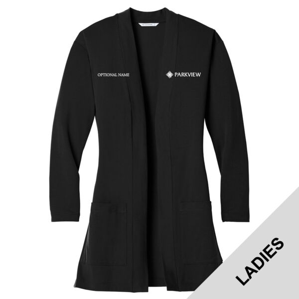 LK5434 - Ladies Long Pocket Cardigan Thumbnail