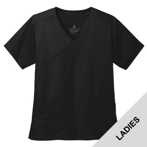 WW4760 - Wink Women’s WorkFlex Mock Wrap Top Thumbnail