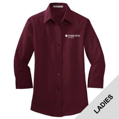 Parkview IS FIELD - Ladies 3/4 Sleeve Easy Care Shirt Thumbnail