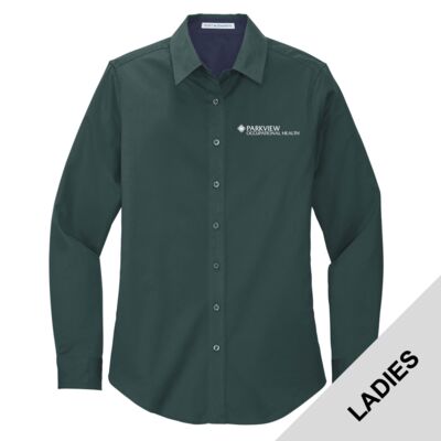 Parkview OCCUPATIONAL HEALTH - Ladies Long Sleeve Easy Care Shirt Thumbnail