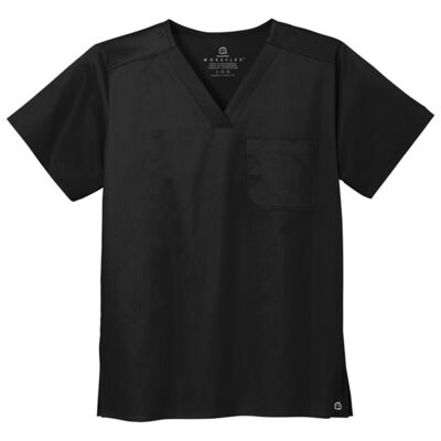 Parkview February - Unisex WorkFlex Chest Pocket V Neck Top Thumbnail