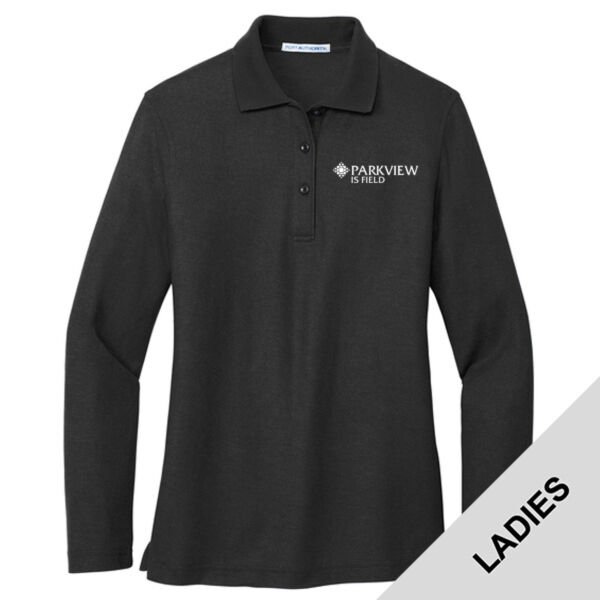 L500LS - S382E148 - Ladies Long Sleeve Pique Polo (IS Field) Thumbnail