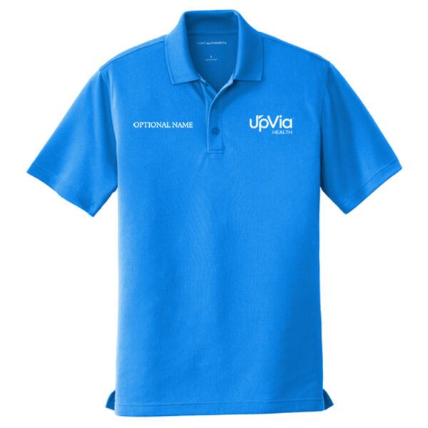 K110 - EMB - UpVia Logo - MicroMesh Polo Thumbnail