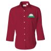 Women's Three-Quarter Sleeve Baby Twill Shirt Thumbnail