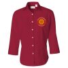 Women's Three-Quarter Sleeve Baby Twill Shirt Thumbnail