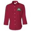Women's Three-Quarter Sleeve Baby Twill Shirt Thumbnail