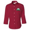 Women's Three-Quarter Sleeve Baby Twill Shirt Thumbnail