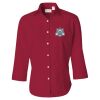 Women's Three-Quarter Sleeve Baby Twill Shirt Thumbnail