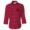 Women's Three-Quarter Sleeve Baby Twill Shirt Thumbnail