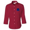 Women's Three-Quarter Sleeve Baby Twill Shirt Thumbnail