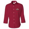 Women's Three-Quarter Sleeve Baby Twill Shirt Thumbnail