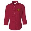 Women's Three-Quarter Sleeve Baby Twill Shirt Thumbnail