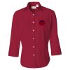 Women's Three-Quarter Sleeve Baby Twill Shirt Thumbnail