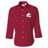 Women's Three-Quarter Sleeve Baby Twill Shirt Thumbnail