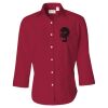 Women's Three-Quarter Sleeve Baby Twill Shirt Thumbnail
