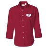 Women's Three-Quarter Sleeve Baby Twill Shirt Thumbnail