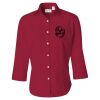 Women's Three-Quarter Sleeve Baby Twill Shirt Thumbnail