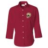 Women's Three-Quarter Sleeve Baby Twill Shirt Thumbnail