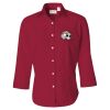 Women's Three-Quarter Sleeve Baby Twill Shirt Thumbnail