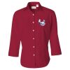 Women's Three-Quarter Sleeve Baby Twill Shirt Thumbnail