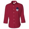 Women's Three-Quarter Sleeve Baby Twill Shirt Thumbnail