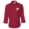 Women's Three-Quarter Sleeve Baby Twill Shirt Thumbnail