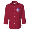Women's Three-Quarter Sleeve Baby Twill Shirt Thumbnail