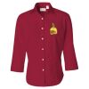 Women's Three-Quarter Sleeve Baby Twill Shirt Thumbnail