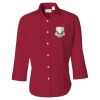 Women's Three-Quarter Sleeve Baby Twill Shirt Thumbnail