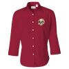 Women's Three-Quarter Sleeve Baby Twill Shirt Thumbnail