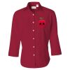 Women's Three-Quarter Sleeve Baby Twill Shirt Thumbnail