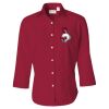 Women's Three-Quarter Sleeve Baby Twill Shirt Thumbnail