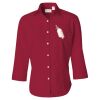Women's Three-Quarter Sleeve Baby Twill Shirt Thumbnail