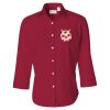 Women's Three-Quarter Sleeve Baby Twill Shirt Thumbnail