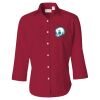 Women's Three-Quarter Sleeve Baby Twill Shirt Thumbnail