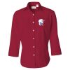 Women's Three-Quarter Sleeve Baby Twill Shirt Thumbnail
