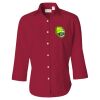Women's Three-Quarter Sleeve Baby Twill Shirt Thumbnail