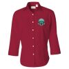 Women's Three-Quarter Sleeve Baby Twill Shirt Thumbnail