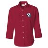 Women's Three-Quarter Sleeve Baby Twill Shirt Thumbnail