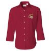 Women's Three-Quarter Sleeve Baby Twill Shirt Thumbnail