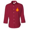 Women's Three-Quarter Sleeve Baby Twill Shirt Thumbnail