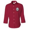 Women's Three-Quarter Sleeve Baby Twill Shirt Thumbnail