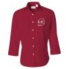 Women's Three-Quarter Sleeve Baby Twill Shirt Thumbnail