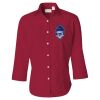 Women's Three-Quarter Sleeve Baby Twill Shirt Thumbnail