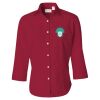 Women's Three-Quarter Sleeve Baby Twill Shirt Thumbnail