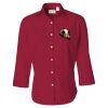 Women's Three-Quarter Sleeve Baby Twill Shirt Thumbnail