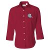 Women's Three-Quarter Sleeve Baby Twill Shirt Thumbnail