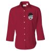Women's Three-Quarter Sleeve Baby Twill Shirt Thumbnail
