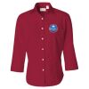 Women's Three-Quarter Sleeve Baby Twill Shirt Thumbnail